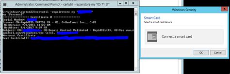 certutil read certificate from smart card|Troubleshooting a Smart Card on Windows using Certutil.